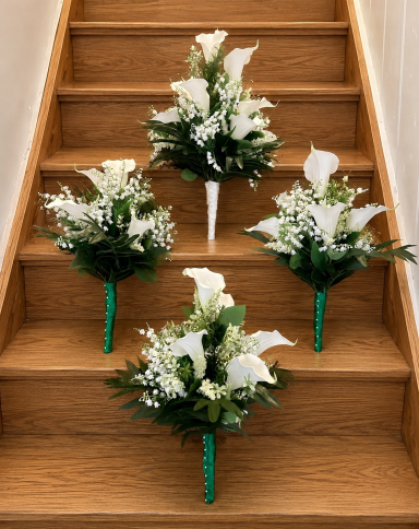 Artificial Calla Lilly Bouquets